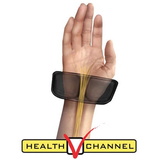 Żelowa podkładka pod nadgarstek V-Channel™ do klawiatury, czarna