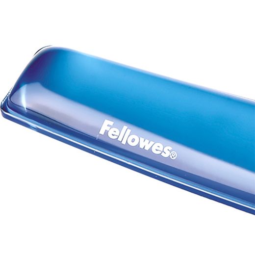 Poggiapolsi per tastiera in gel Crystal™ Blu