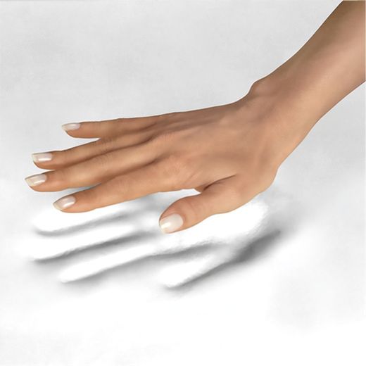 Podkładka pod nadgarstek z pianki zapamiętującej kształt, czarna