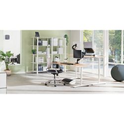 Repose-pieds de bureau réglable Ergo, gris