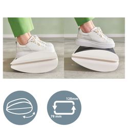 Repose-pieds de bureau réglable Ergo, gris