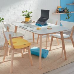Active Ergo Cozy Schreibtisch-Fußhocker, Blau