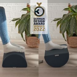 Active Ergo Cosy Schreibtisch-Fußhocker, grau