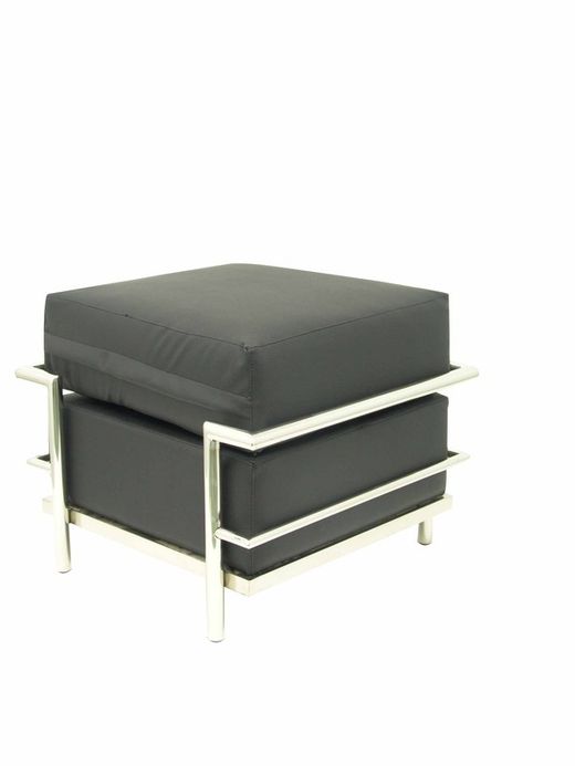 Reposapies para sofá Nerpio, Tarazona o Salobre.  Tapizado en similpiel color negro