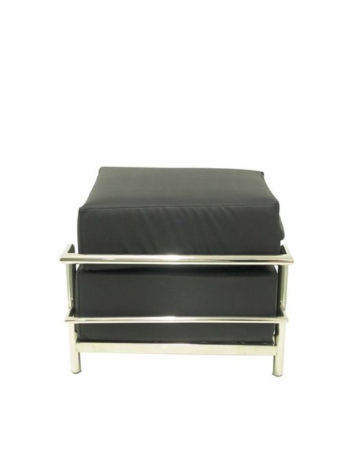 Reposapies para sofá Nerpio, Tarazona o Salobre.  Tapizado en similpiel color negro