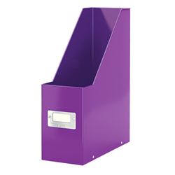 Revistero Click & Store (103x170x235 mm), violeta