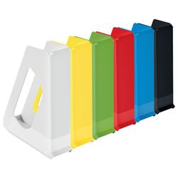 Europost magazine rack. Opaque (313 mm high), vivid yellow