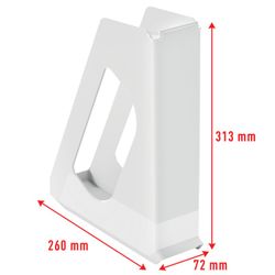 Portariviste Europost. Opaco (313 mm di altezza), Vivid White