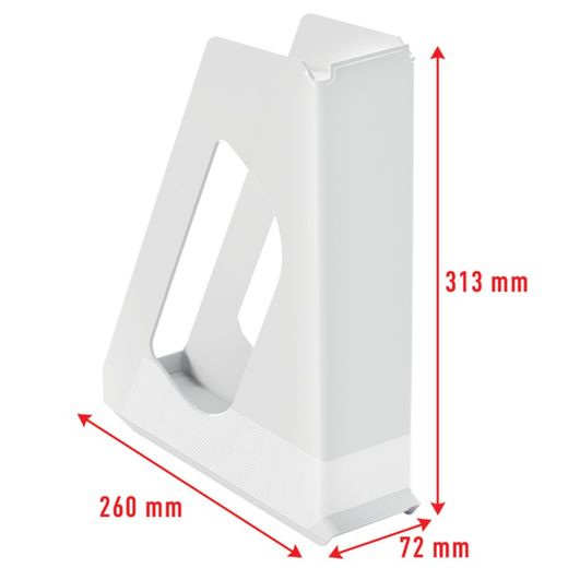 Portariviste Europost. Opaco (313 mm di altezza), Vivid White