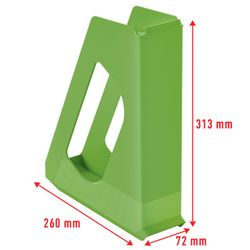 Europost tijdschriftenrek. Ondoorzichtig (313 mm hoog), levendig groen