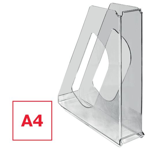 Portariviste Europost. Trasparente (altezza 313 mm), vetro