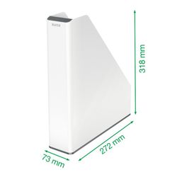 Portariviste Leitz WOW DUAL, rosso/bianco