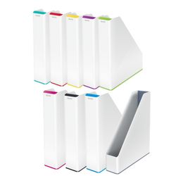 Portariviste Leitz WOW DUAL, rosso/bianco