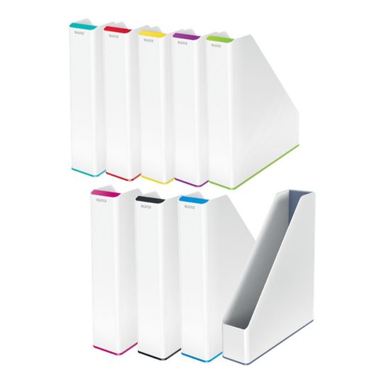 Portariviste Leitz WOW DUAL, rosso/bianco