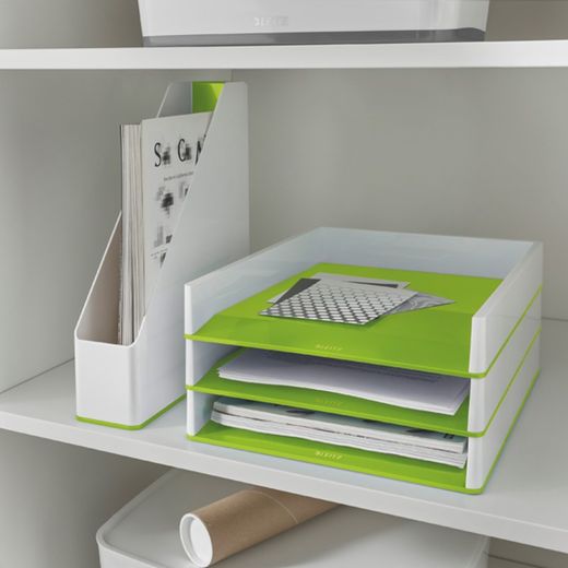 Porte-revues Leitz WOW DUAL, vert/blanc