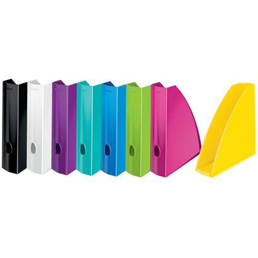 Leitz WOW magazine rack. Spine 60, yellow