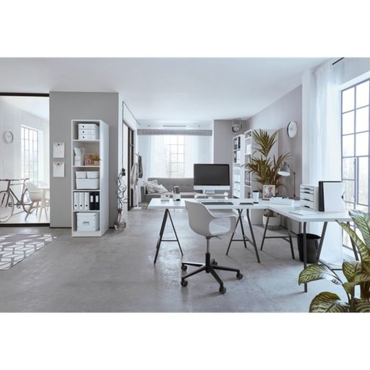Leitz WOW magazine rack. Spine 60, white