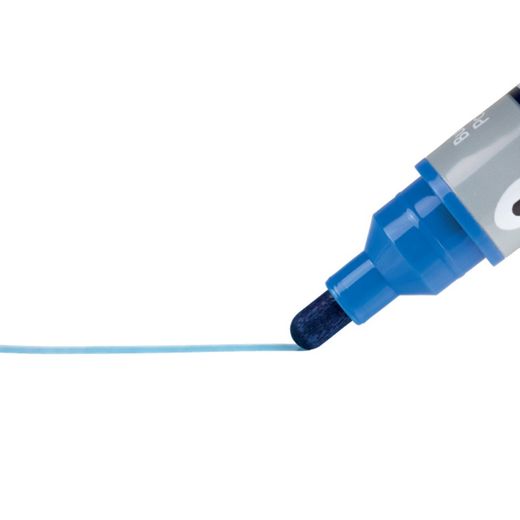 Pennarelli a inchiostro liquido, punta conica (10 unità), blu