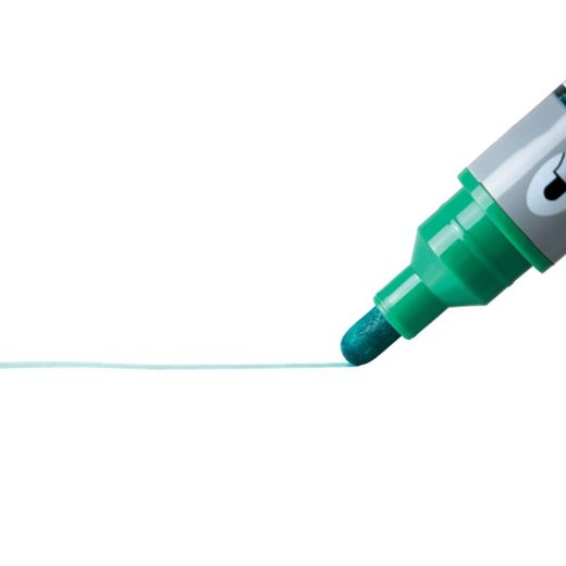 Pennarelli a inchiostro liquido, punta conica (10 unità), verde