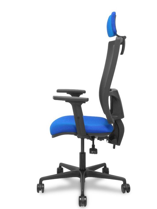 Silla de oficina ergonómica con mecanismo asincro y regulable en altura