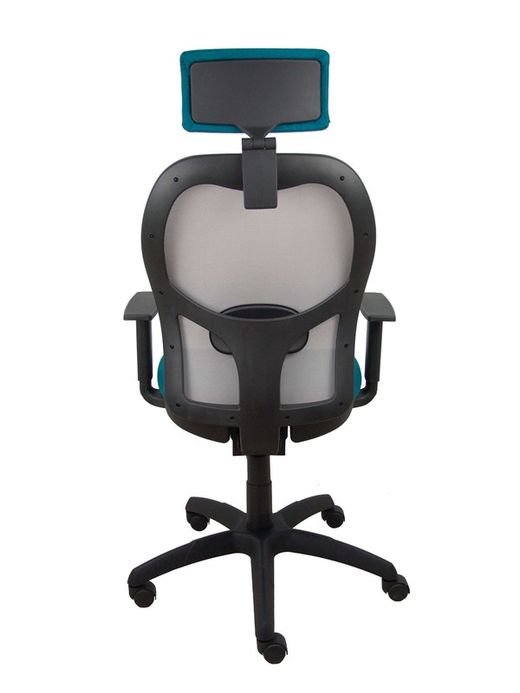 Silla de oficina ergonómica con mecanismo sincro, brazos regulables y ajustable en altura