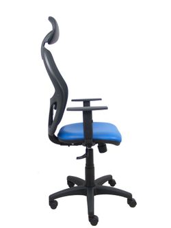 Silla de oficina ergonómica con mecanismo sincro, brazos regulables y ajustable en altura