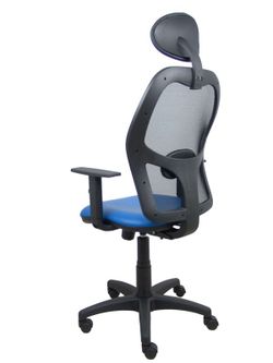 Silla de oficina ergonómica con mecanismo sincro, brazos regulables y ajustable en altura