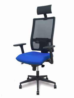 Silla de oficina ergonómica con mecanismo sincro y regulable en altura