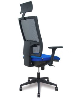 Silla de oficina ergonómica con mecanismo sincro y regulable en altura