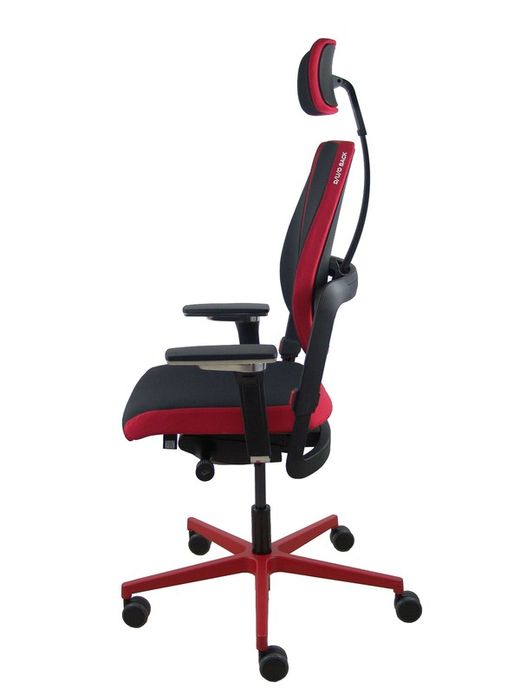 Silla gaming de alto diseño, con mecanismo X-MOVE en el respaldo y brazos regulables XD.