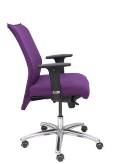 Sillón confidente ergonómico para visitas con mecanismo sincro y regulable en altura, especial para personas de envergadura (hasta 160 kgs)