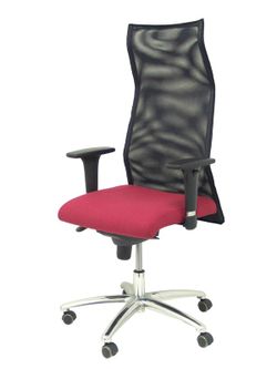 Sillón de dirección ergonómico con mecanismo sincro y regulable en altura, especial para personas de envergadura (hasta 160 kgs)