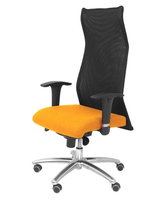 Sillón de dirección ergonómico con mecanismo sincro y regulable en altura, especial para personas de envergadura (hasta 160 kgs)