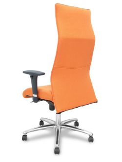 Sillón de dirección ergonómico con mecanismo sincro y regulable en altura, especial para personas de envergadura (hasta 160 kgs)