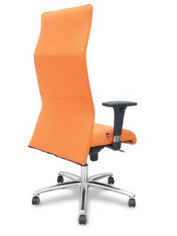 Sillón de dirección ergonómico con mecanismo sincro y regulable en altura, especial para personas de envergadura (hasta 160 kgs)