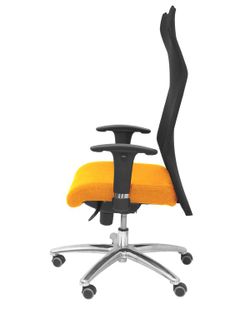 Sillón de dirección ergonómico con mecanismo sincro y regulable en altura, especial para personas de envergadura (hasta 160 kgs)