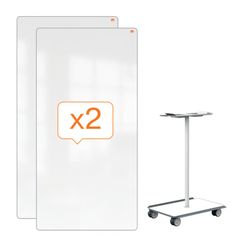 Move&Meet mobilt magnetisk whiteboard-system