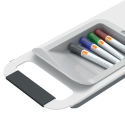Move&Meet mobile bulletin board and magnetic whiteboard system