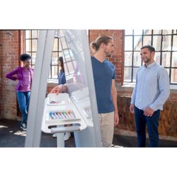 Move&Meet mobile bulletin board and magnetic whiteboard system