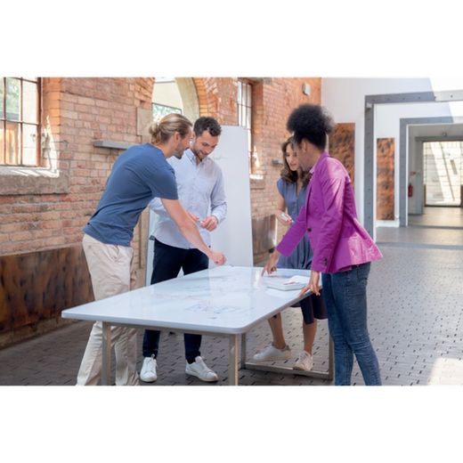 Move&Meet mobile bulletin board and magnetic whiteboard system