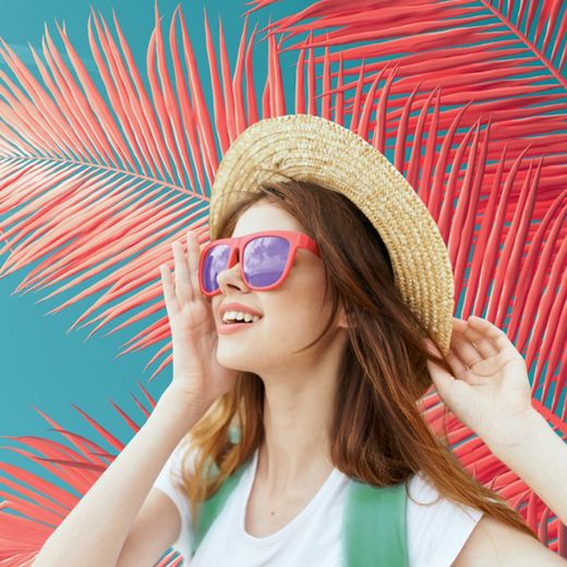 Busta PP Colour'Breeze A4+ 3 pezzi, corallo