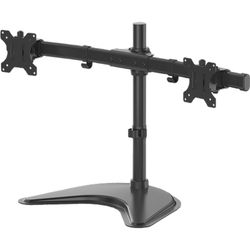 Supporto orizzontale per doppio monitor serie Professional con piedistallo