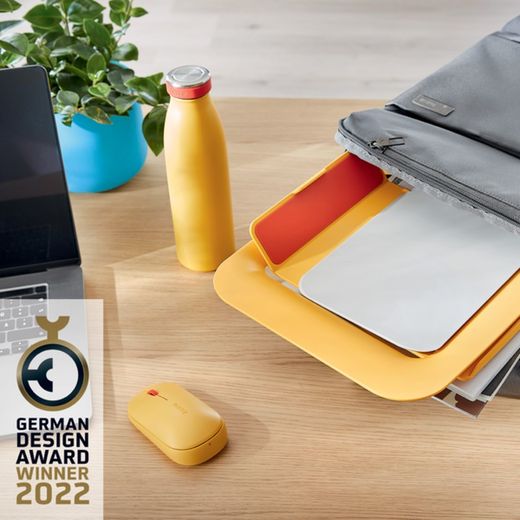 Leitz Ergo Cosy supporto per laptop regolabile, giallo