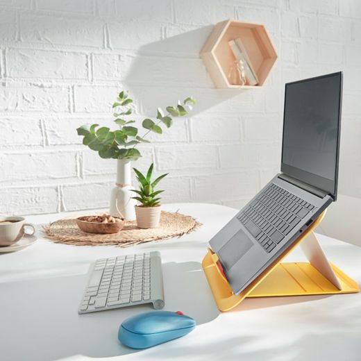 Leitz Ergo Cosy supporto per laptop regolabile, giallo