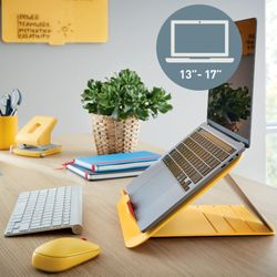 Leitz Ergo Cosy supporto per laptop regolabile, giallo