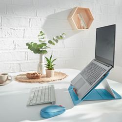 Leitz Ergo Cozy Justerbar Laptop Stand, Blå