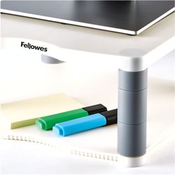 Szary stojak na monitor premium