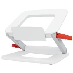 Supporto per laptop regolabile, bianco