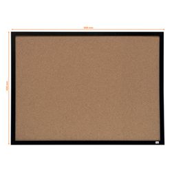 Tablero corcho NOBO  585x430 mm, marco negro