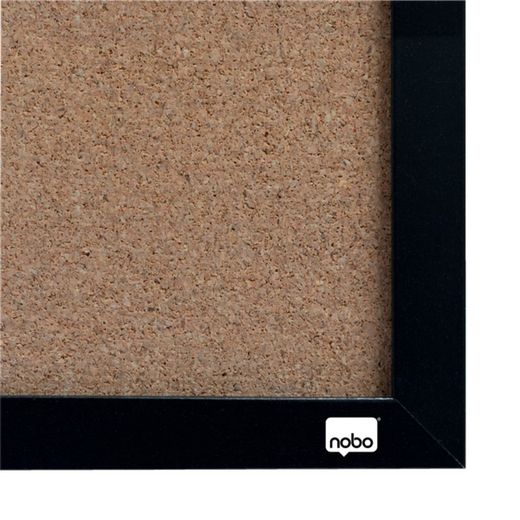Tablero corcho NOBO  585x430 mm, marco negro